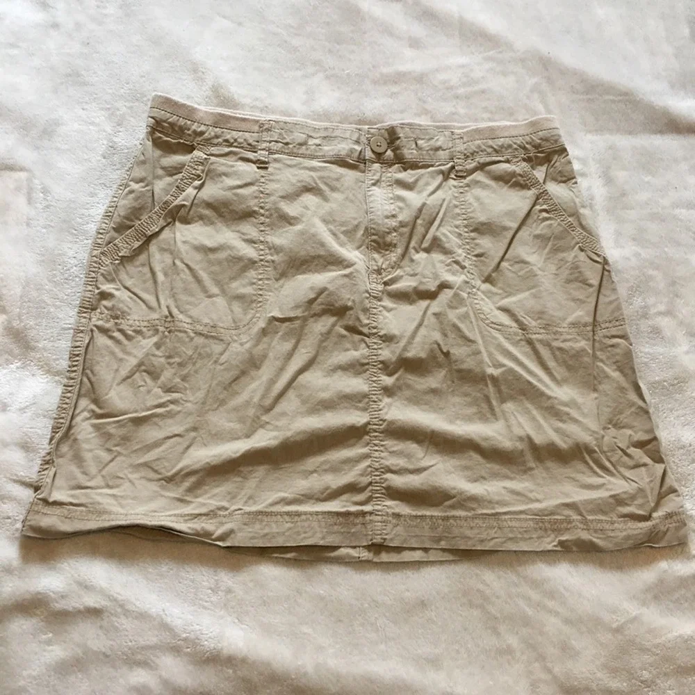 Faded Glory Skirt Tan Size 16